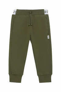 Logo Fleece: Originals Fleece Hiker Green Trackies CLEARANCE