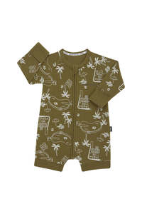 Wonderfresh Beach Club Short Leg Romper