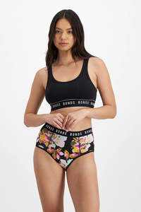 Briefs: Full Brief Moderate Floral Period Undies