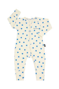 Wondersuits: Stardust Sprinkles Organic Cotton Zippy