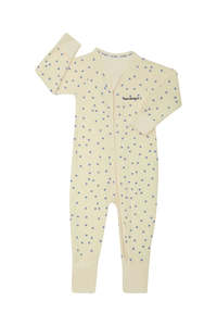 Terry: Ditsy Dots Blue Terry