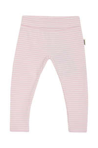Wondersuits: Rib Pink Newbies Wide Needle Rib Leggings