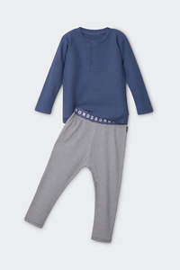 All 1: Wonderful Waffle Blue PJ Set