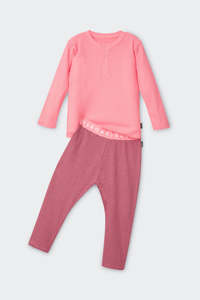 Wonderful Waffle Pink PJ Set