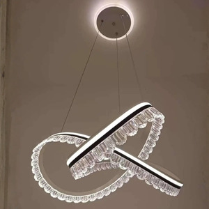 Lighting 1: Modern Linear LED Pendant Light White Aluminum & Acrylic