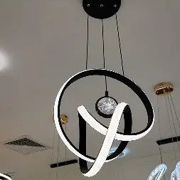 Lighting 1: Modern Adjustable LED Pendant Light Ø400mm – 3 CCT Color Modes (3000K/4000K/6000K)