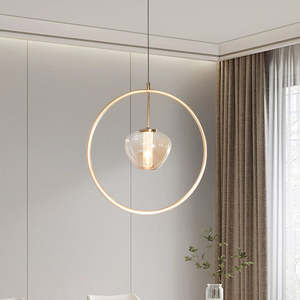 Antique Copper LED Pendant Light – 3W, 3000K Warm White, φ400×H1500mm  Produ&hellip;