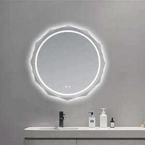 Bathroom Lighting: Prisma 800 LED Mirror 16-Sided, Motion Sensor, 3-Color Light & Defogger