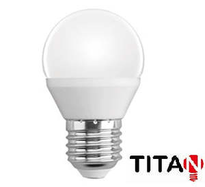 Titan LED Light Bulb G45 5W E27 6000K