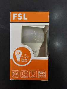 Light Bulb: FSL  G45-Y   5W   E14   3000K