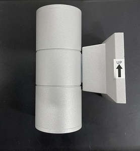 Outdoor Lighting: MIX LED Outdoor Wall Light Silver GU10*2