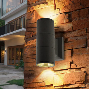 Outdoor Lighting: MIX LED Outdoor Wall Light Black GU10*2