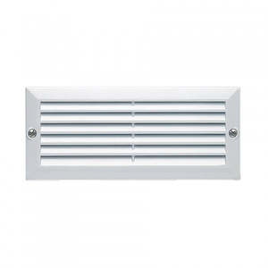 Outdoor Lighting: Louvre Recess Brick Light WH/BL