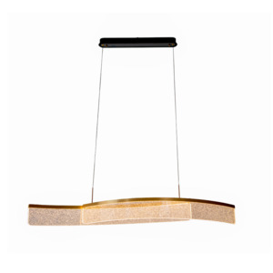 Pendant Lighting: Industrial LED Column Light Aluminum Iron Acrylic 40W 3000K Warm White