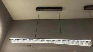 Pendant Lighting: Acrylic Black 1.2M