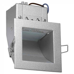 Recessed Down Lights: SU-LRD76-SI Square Recessed Deflector Light