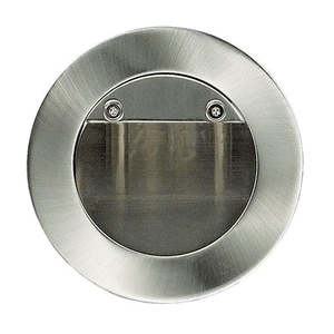 SU-LRL133 Recessed Round LED Deflector Step Light SI/WH