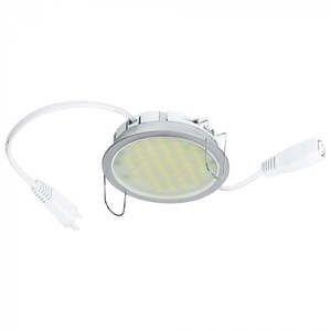 Recessed Down Lights: SU-SUR53-SI Recessed GX53 LED Step & Cupboard Light