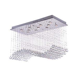 Chandelier: Rectangular Light Luxury Crystal Chandelier