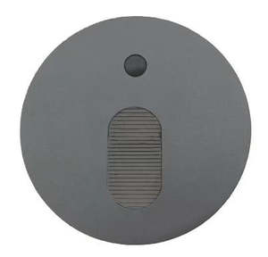 EWKOA BLACK FRAME ROUND MODERN LED COOL WHITE RECESSED STEP LIGHT WITH SENSOR