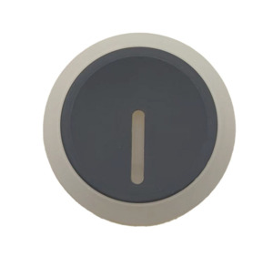Step Lighting: VINISA BLACK FRAME ROUND MODERN LED TRI-COLOURS RECESSED STEP LIGHT NON-SENSOR