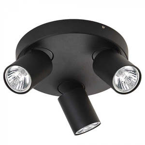 Spots Lighting: Jessie Triple Pan GU10 Spotlight in Black
