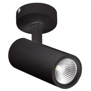 Spots Lighting: 12W High Power LED Spotlight in Black