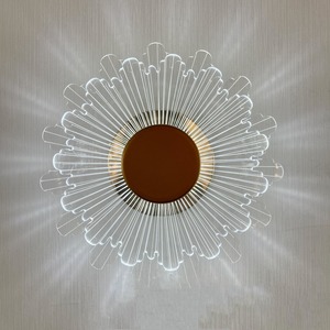 Wall Lighting: Sunburst Acrylic LED 8W Wall Light