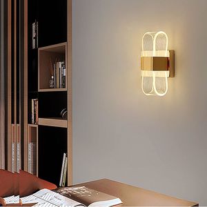 Wall Lighting: Stripe Sconce Acrylic LED 8W Wall Light Golden