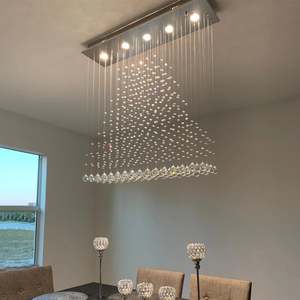 LED Contemporary Luxury Crystal Pendant Light