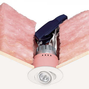 Kitchen Area Lighting: SU-LDLB90-FIRE60 Fire Rated 60Min MR16 LED Tiltable Downlight