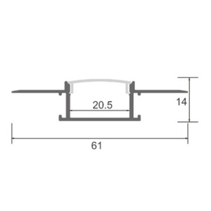 LED Strip Channel LX-6114