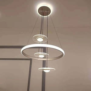 Celestial Disc 500mm Geometric Halo LED Pendant