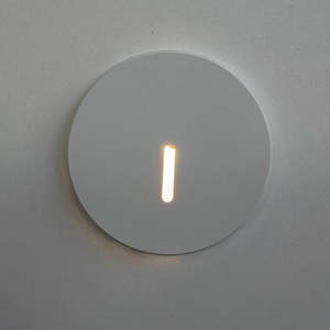 Aura Circular LED Step Light White