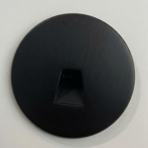 Lighting 1: Aluminum Round Step Light Black