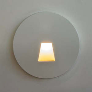 Aluminum Round Step Light Matte White