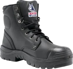 Steel Blue Argyle Safety Boot with Bump Cap Black (332102)