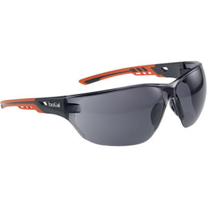 Eye Protection: Bollé Ness + Platinum Coated Safety Glasses with Smoke Lens (NESSPPSF)