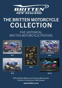 All: Britten Motorcycle Historic poster collection
