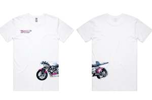 All: Side Design Britten V1000 T shirt- White