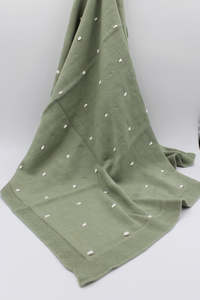 Baby Essentials: Olive Dot Baby Blanket
