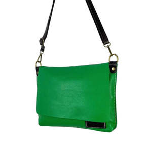 Bags: Devon Leather Bag Green