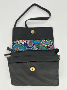Bags: Taylor Lux Leather bag Floral lining