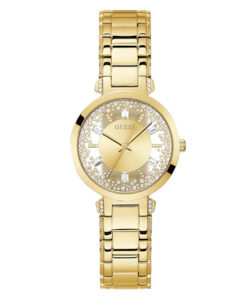 GOLD TONE CASE GOLD TONE STAINLESS STEEL WATCH