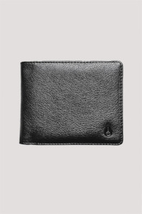 Nixon: Nixon Pass Vegan Leather Coin Wallet Black