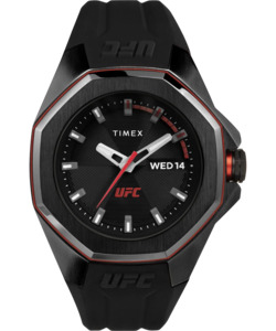 Timex X Ufc: Timex x UFC Pro Black Dial / Black Silicone TW2V57300 Watch