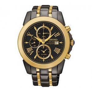 Grand Sports: SSC218P SEIKO LE GRAND SPORT GOLD SOLAR CHRONOGRAPH WATCH