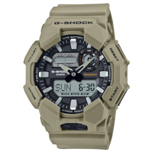 G Shock: GA010-5A Beige G-Shock Dual Time Watch
