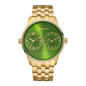 Maxum x TaylorSteele Green/Gold Watch Limited Edition 041/100