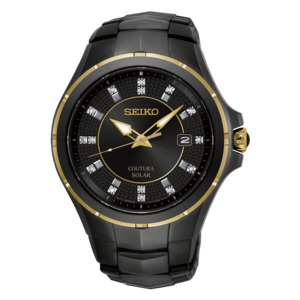 Seiko: SNE506 Seiko Coutura Mens Solar Diamond Watch